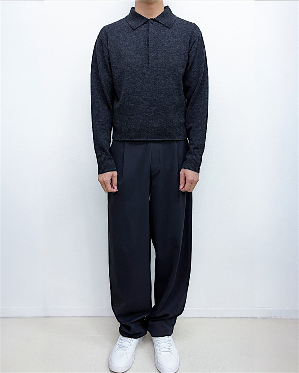 トップス k8.0 b l k R x i v / king kong knit k8.0 on knock on polo – K8.0